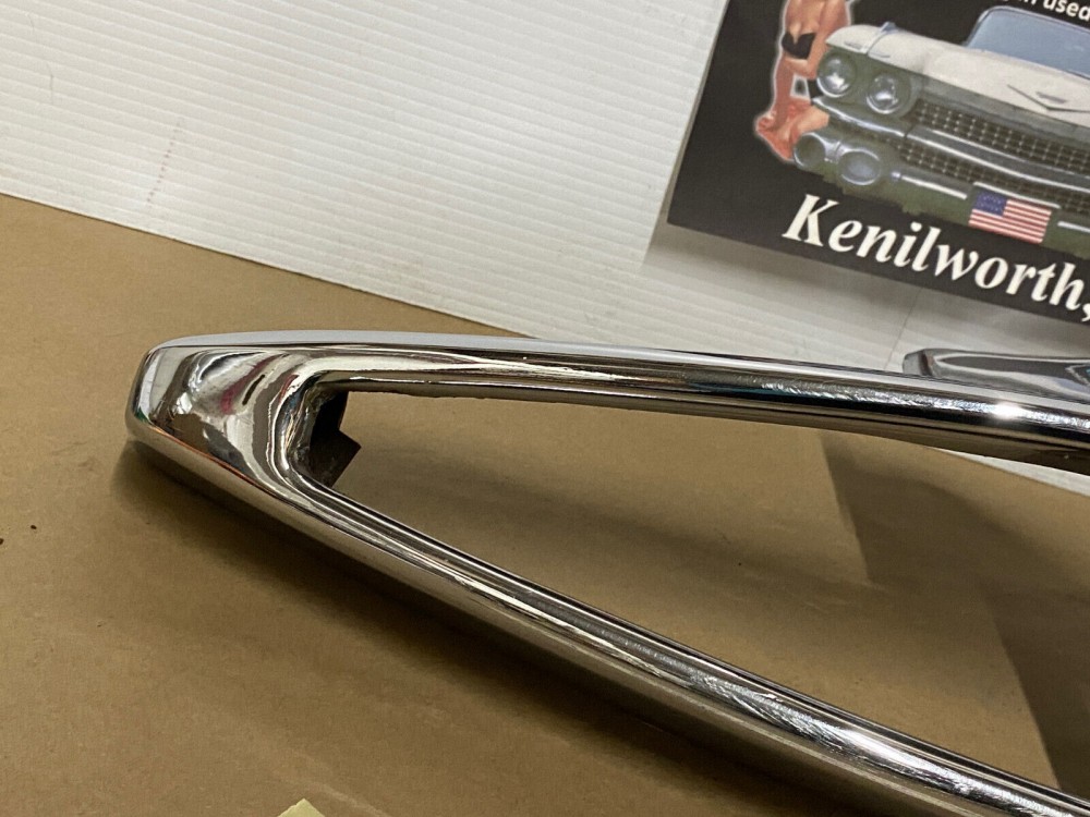 OEM 1973 Cadillac Deville Calais Fleetwood DRIVER SIDE LEFT BACK REAR BUMPER END #3515580 - Image 12