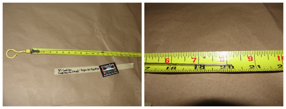 OEM 1986 1987 Cadillac Deville Fleetwood FWD HT4100 4.1L ENGINE OIL FLUID LEVEL INDICATOR DIPSTICK #1638398 - Image 12