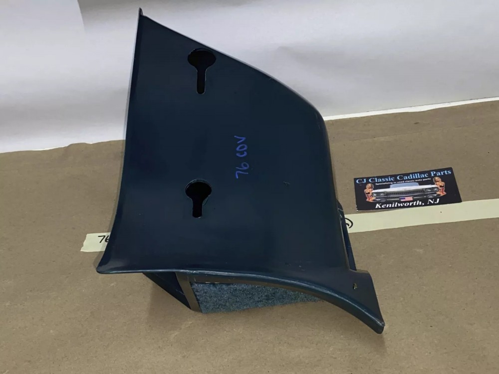 OEM 1971 1972 1973 1974 1975 1976 Cadillac Deville Eldorado Fleetwood Calais RIGHT PASSENGER SIDE KICK PANEL WASTE BASKET TRASH CAN Dark Green - Image 12