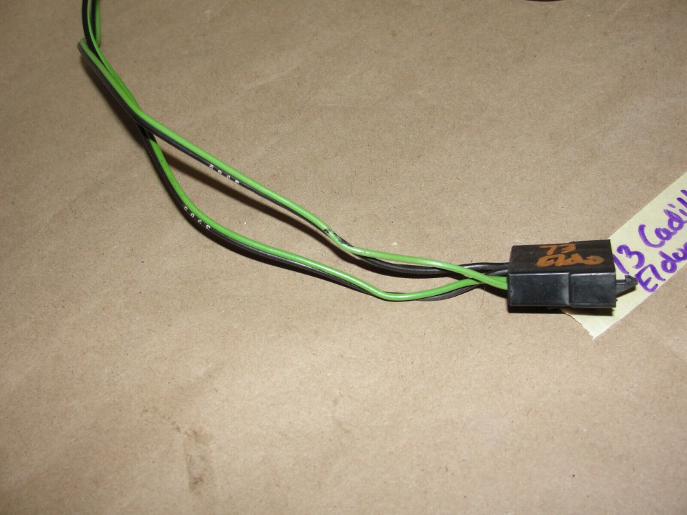 OEM 1971 1972 1973 Cadillac Eldorado Deville Fleetwood Calais DASH SPEAKERS WIRE HARNESS CONNECTOR - Image 12
