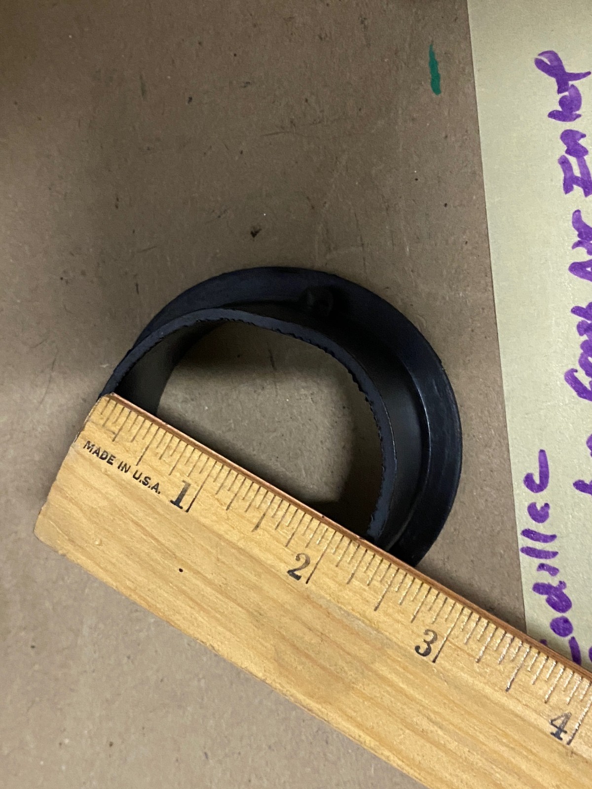 OEM 1961 1962 CADILLAC DEVILLE ELDORADO FLEETWOOD GENERATOR AIR INTAKE HOSE FLANGE (FOR CARS WITH A/C) #1476988 - Image 4