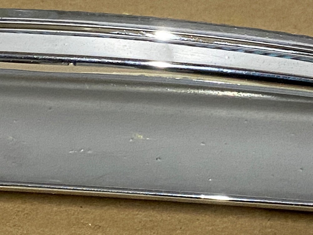 OEM 1960 Cadillac Deville INTERIOR DOOR PULL HANDLE WITH BACK PLATE ESCUTCHEON TRIM #4780949/#4780948 - Image 12
