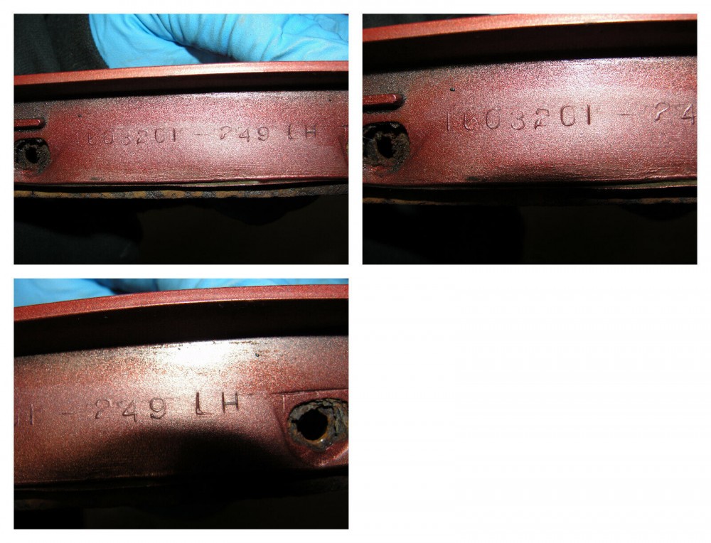 OEM 1974 Cadillac Deville Fleetwood Calais LEFT FRONT FENDER CORNER LIGHT EXTENSION BUMPER FILLERS PANEL #1603201 - Image 12