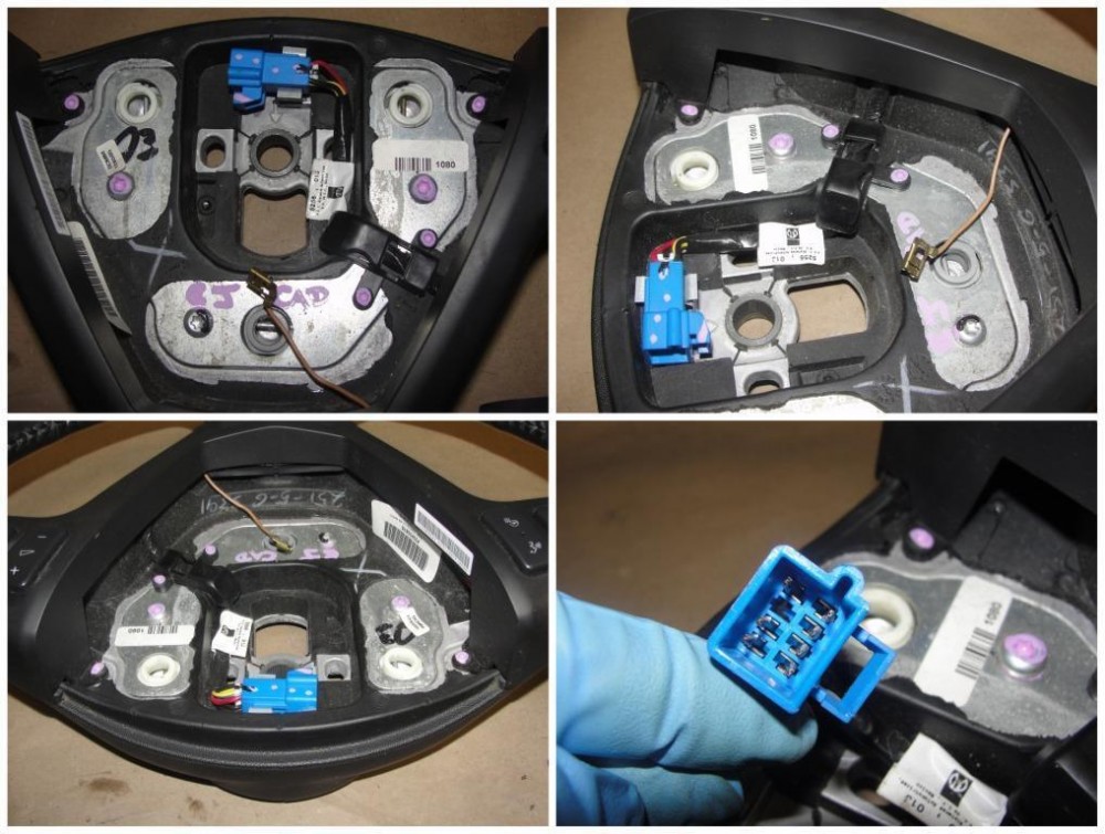 OEM 2006 2007 Cadillac CTS EBONY CASHMERE HEATED LEATHER & WOODGRAIN STEERING WHEEL #16866471/#16826130 - Image 13