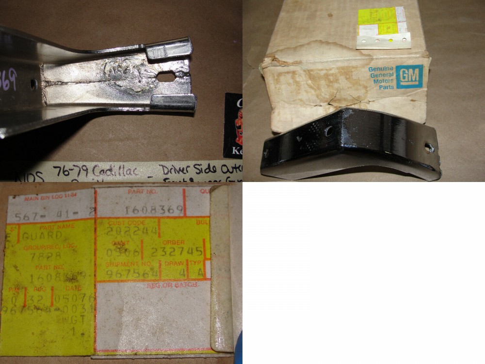 NOS GM ORIGINAL1976 1977 1978 1979 CADILLAC SEVILLE LEFT OUTER FRONT BUMPER GUARD #1608369 - Image 12