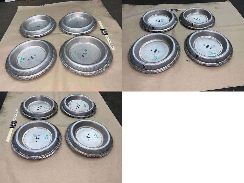 OEM 1974 1975 1976 Cadillac Fleetwood Deville 15" HUB CAPS HUBCAPS WHEEL COVERS W/ WREATH CREST EMBLEM SET OF 4 - Image 12