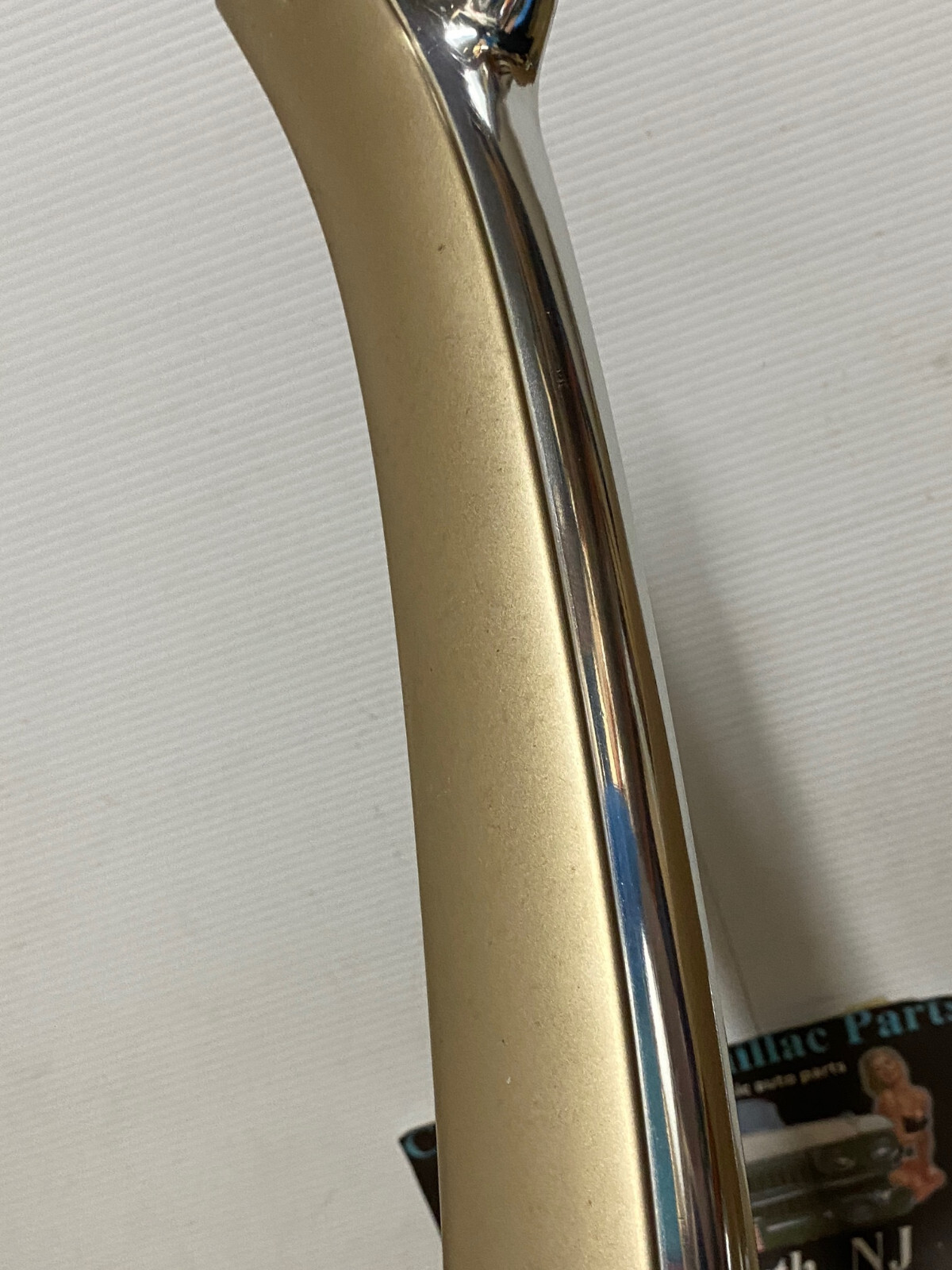 OEM 61 Cadillac Deville HardTop LEFT INTERIOR FRONT WINDSHIELD A PILLAR MOLDING TRIM #4815623 - Image 12