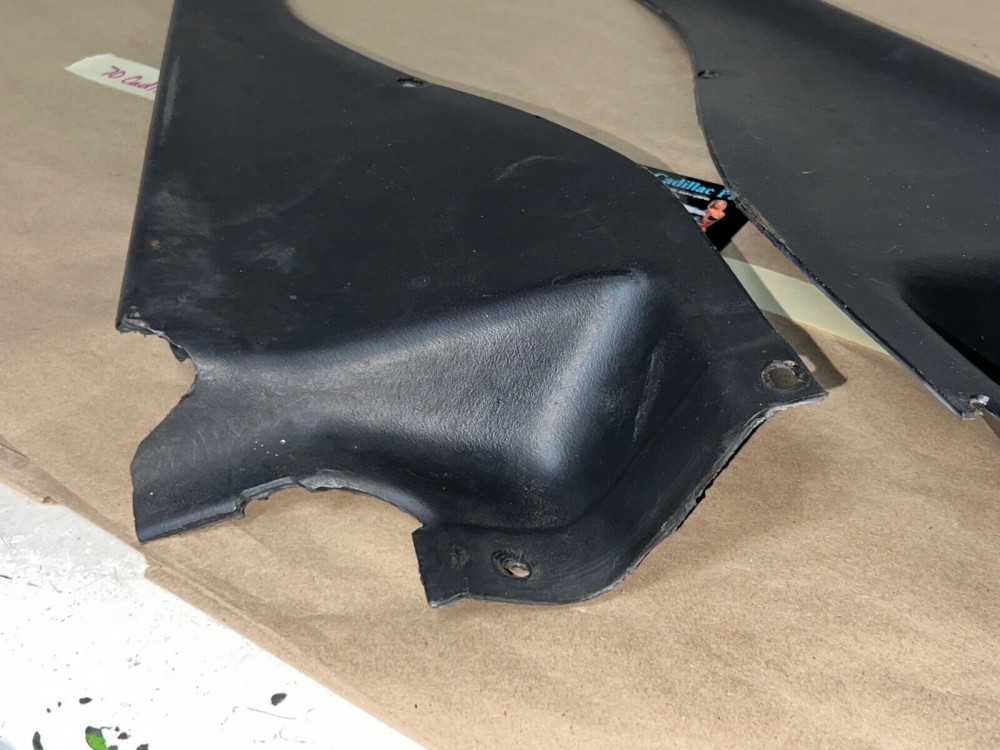 OEM 1970 Cadillac Eldorado RIGHT & LEFT REAR TRUNK TO BUMPER FILLERS PANELS TRIM COVER - Image 12