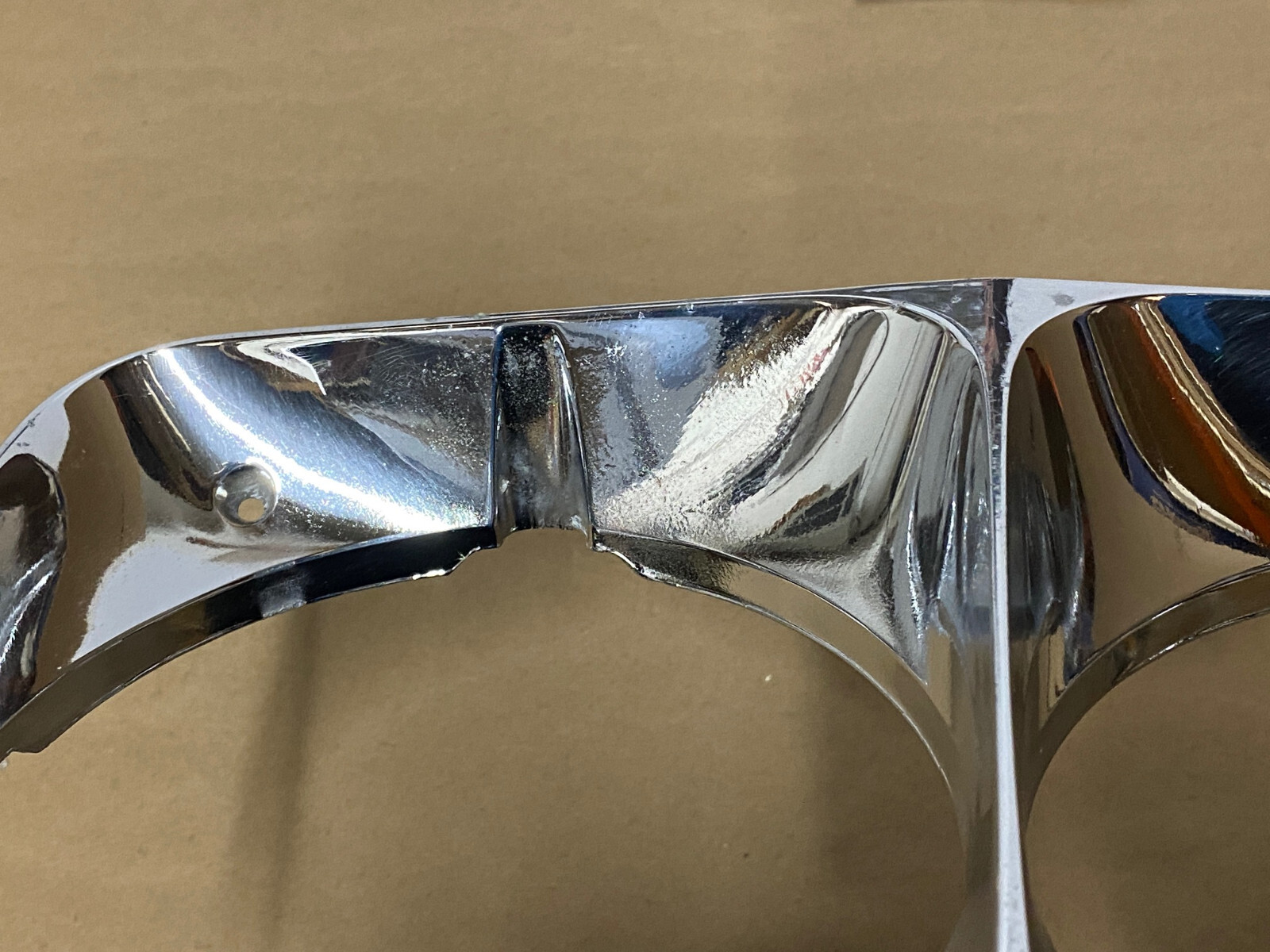 OEM 1971 1973 1974 Cadillac Eldorado HEADLIGHT BEZEL CHROME COVER TRIM #1494987 - Image 12