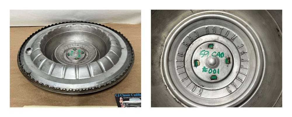 OEM 1958 1959 Cadillac Deville Eldorado Fleetwood 15" HUBCAP WHEEL COVERS (ONE HUBCAP) - Image 12