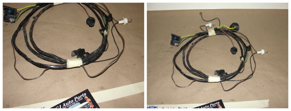 OEM 1971 1972 Cadillac Deville Eldorado Fleetwood TRUNK TAIL LIGHT GAS TANK WIRE HARNESS CONNECTORS - Image 12
