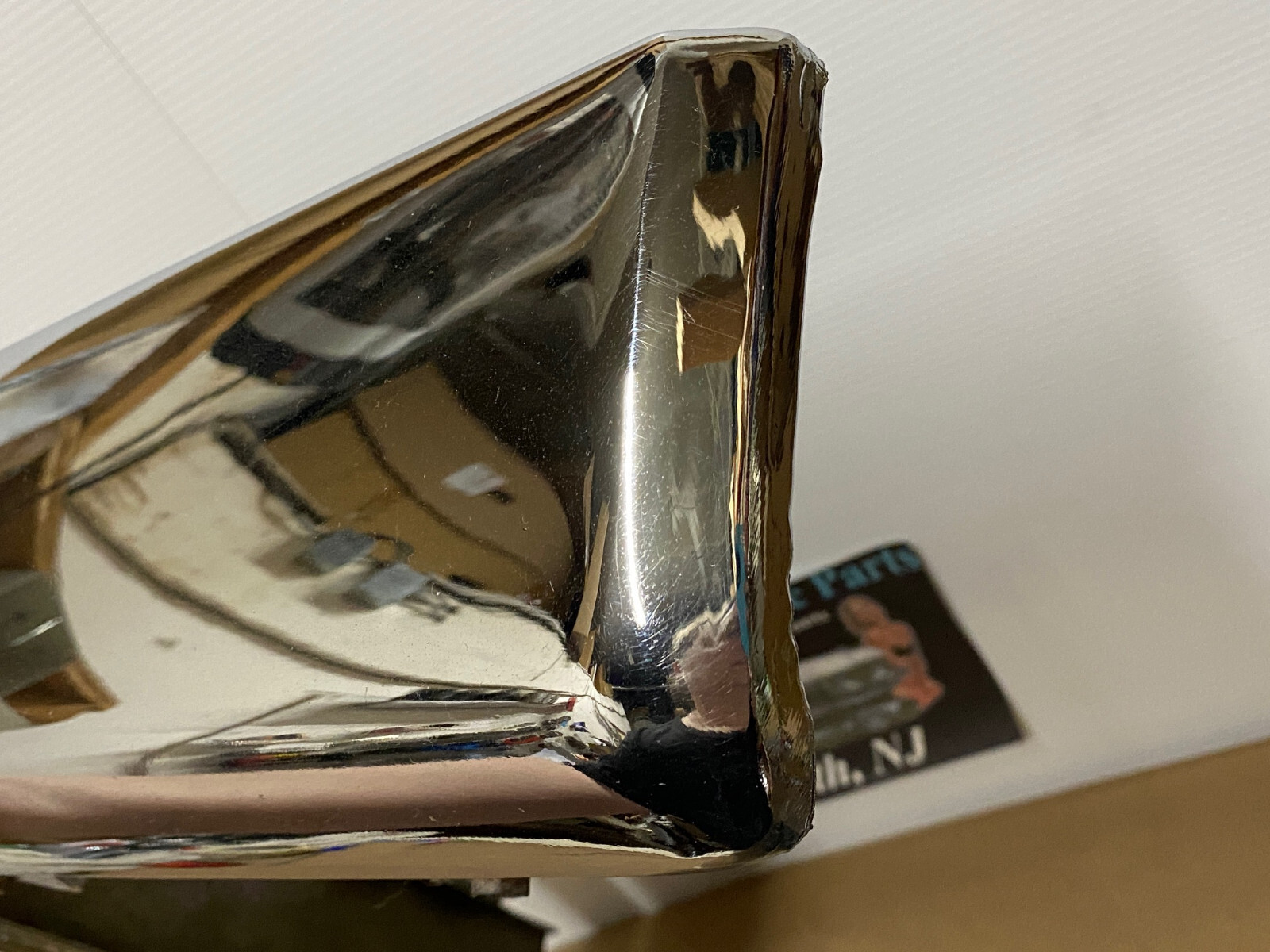 OEM 1973 1974 1975 1976 Cadillac Deville Calais Fleetwood Commercial Chassis LEFT DRIVER SIDE FRONT LOWER BUMPER END CORNER #1603644/#3515870 - Image 12