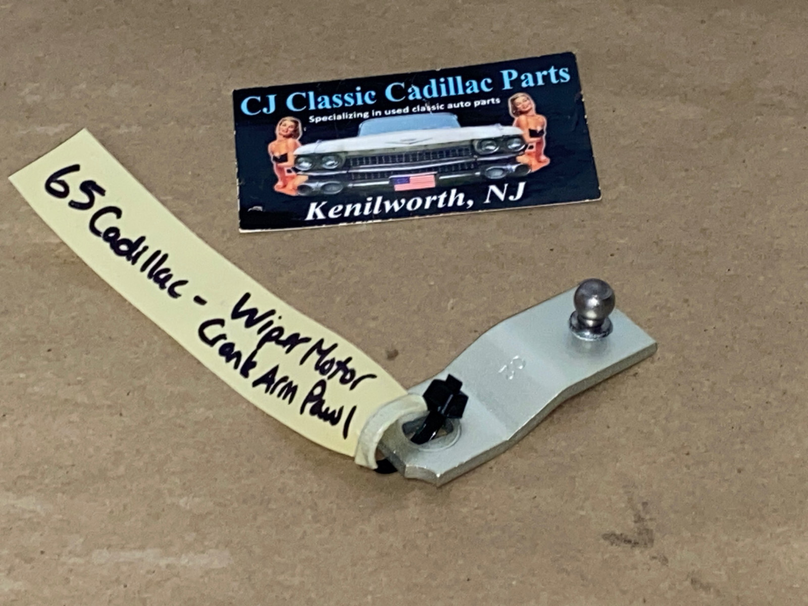 OEM 1965 1966 Cadillac Deville Eldorado Fleetwood Calais WINDSHIELD WIPER MOTOR CRANK ARM PAWL TO WIPER TRANS #4914701 - Image 12