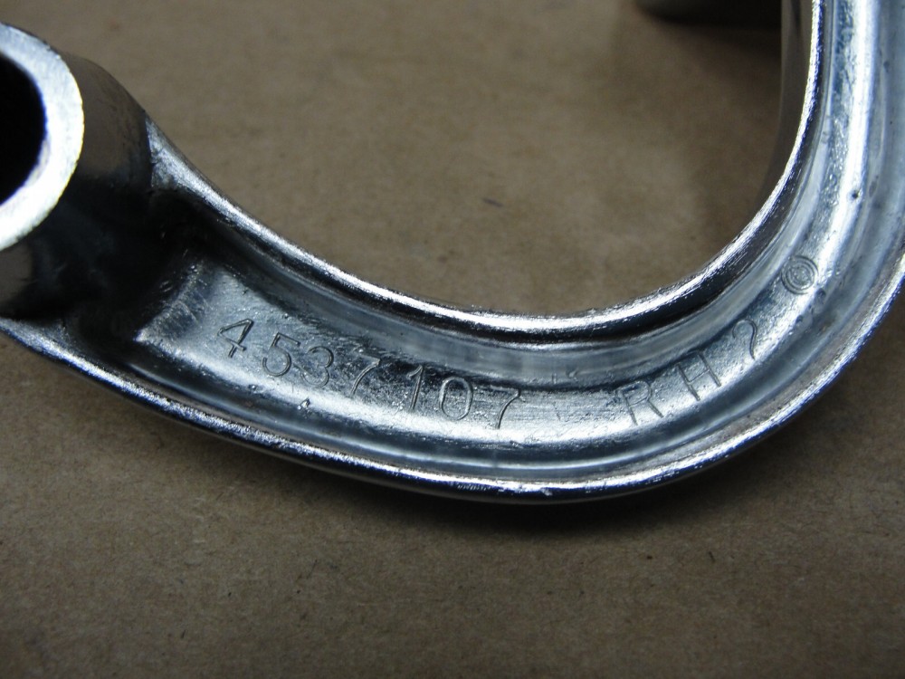 OEM 1966 Cadillac Fleetwood Calais Eldorado Deville RIGHT PASSENGER SIDE INTERIOR CHROME DOOR HANDLE #4537107 - Image 13