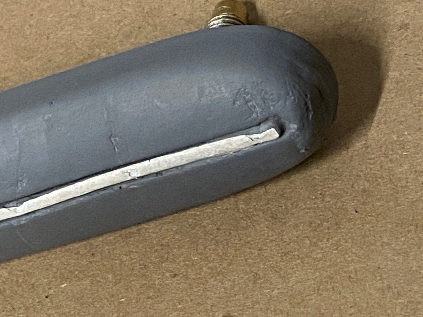OEM 1975 1976 1977 1978 CADILLAC ELDORADO FRONT BUMPER END LOWER IMPACT STRIP CUSHION #1605345 - Image 13