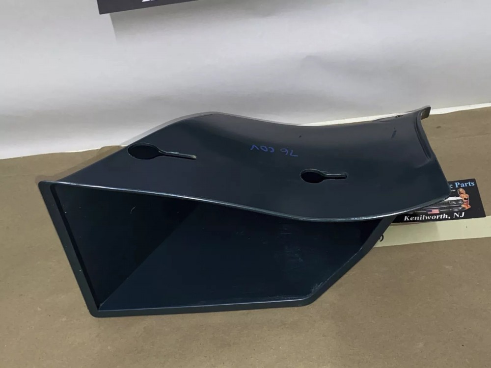 OEM 1971 1972 1973 1974 1975 1976 Cadillac Deville Eldorado Fleetwood Calais RIGHT PASSENGER SIDE KICK PANEL WASTE BASKET TRASH CAN Dark Green - Image 13