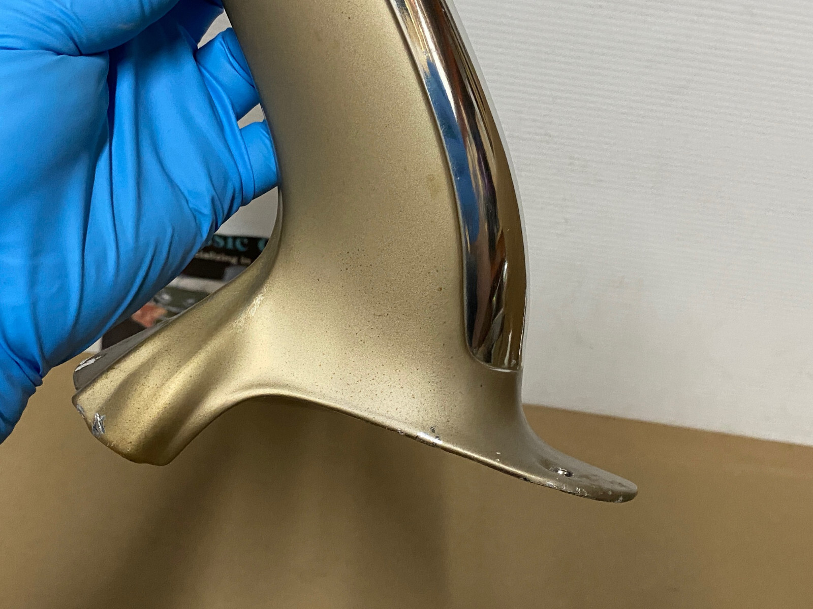 OEM 61 Cadillac Deville HardTop LEFT INTERIOR FRONT WINDSHIELD A PILLAR MOLDING TRIM #4815623 - Image 14