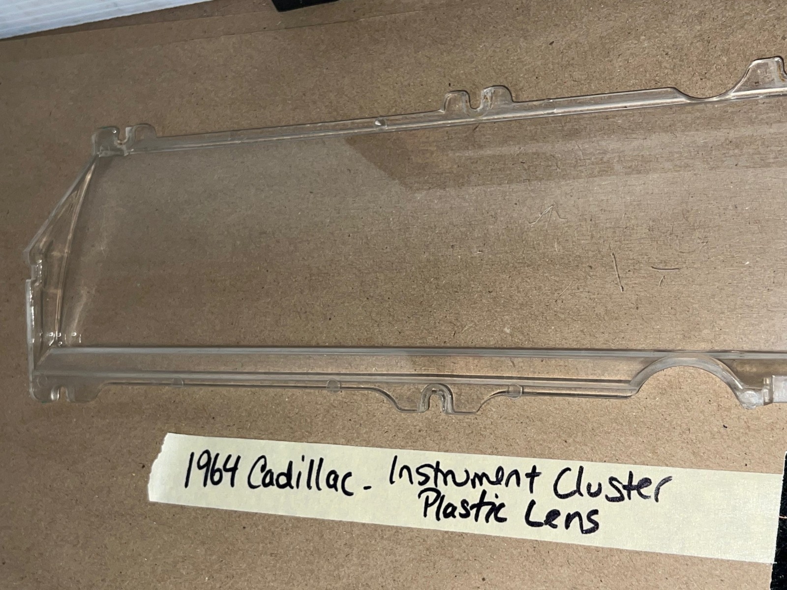 OEM 1963 1964 Cadillac Deville Eldorado Fleetwood INSTRUMENT CLUSTER PLASTIC LENS #640607 - Image 14
