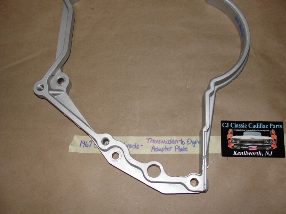 OEM 1967 Cadillac Eldorado 429 ENGINE TO THM425 TRANSMISSION ADAPTER SPACER PLATE #1485913 - Image 14