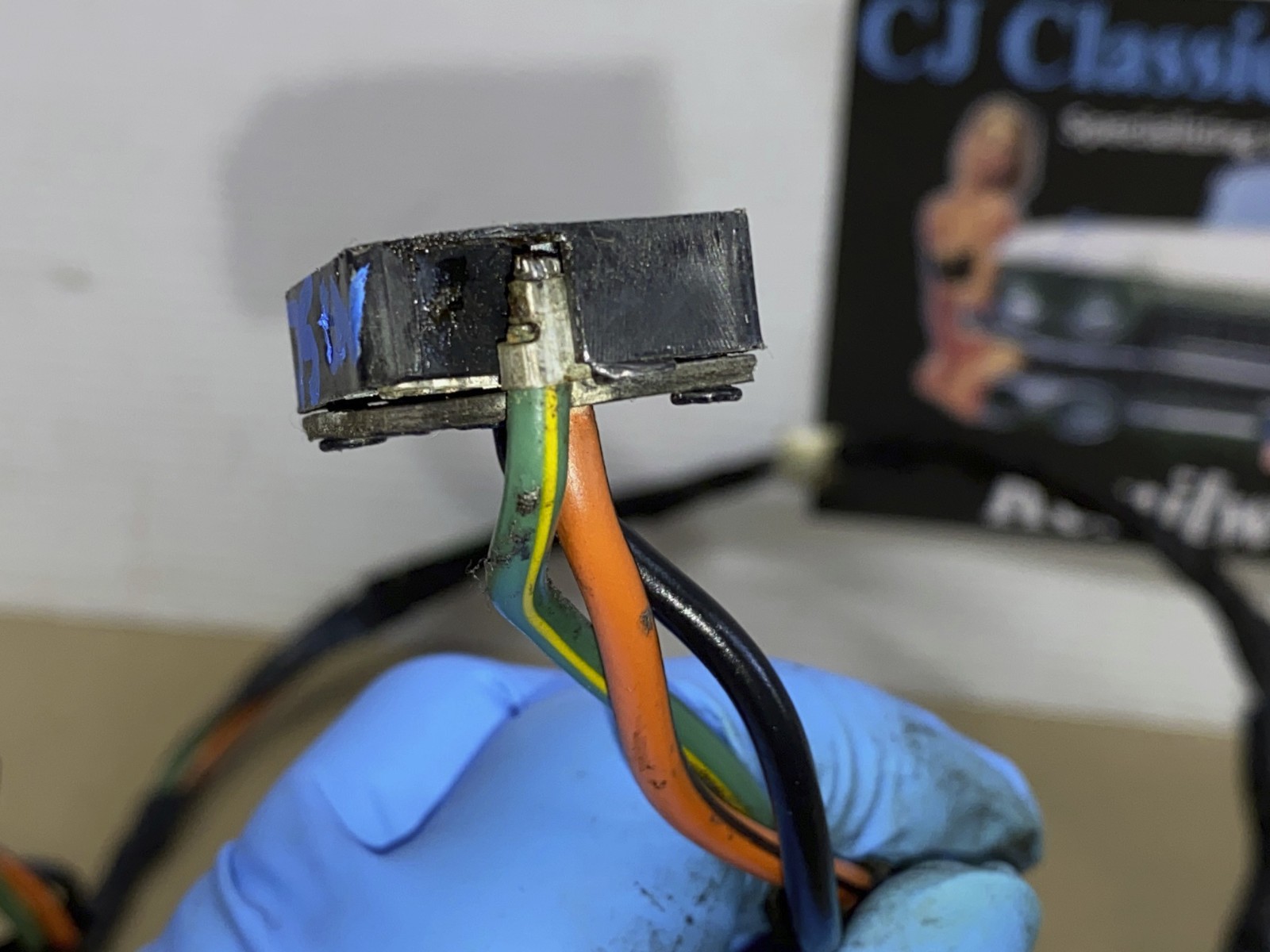 OEM 1971 1972 1973 1974 1975 Cadillac Deville Eldorado Calais Coupes FRONT DOOR LOCK SWITCH & ACTUATOR WIRE HARNESS CONNECTOR #9821297 - Image 8