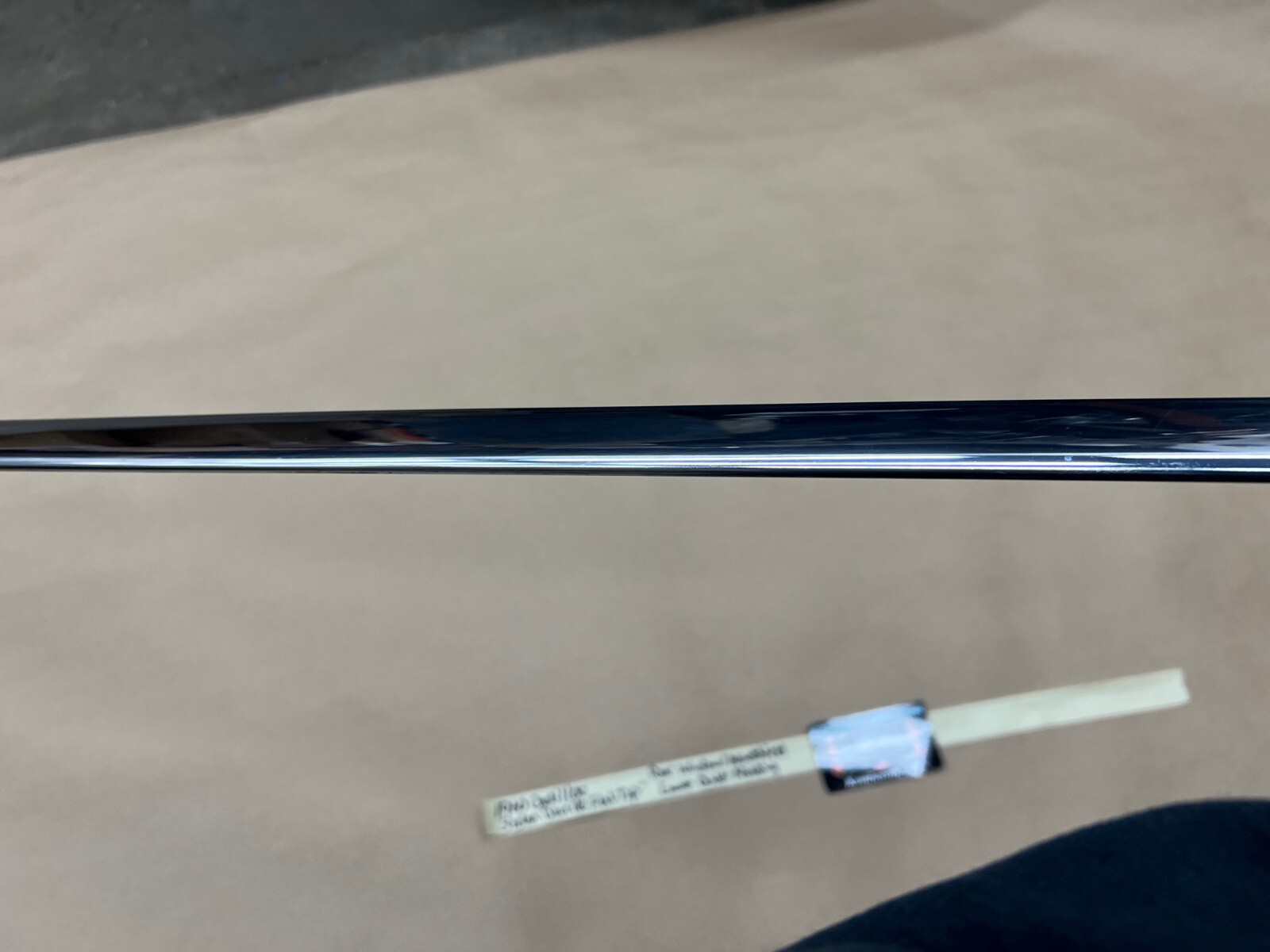 OEM 1959 1960 Cadillac Deville 4 Door 4 Window FLAT TOP EXTERIOR REAR WINDSHIELD LOWER CENTER MOLDING TRIM #3631400 - Image 14