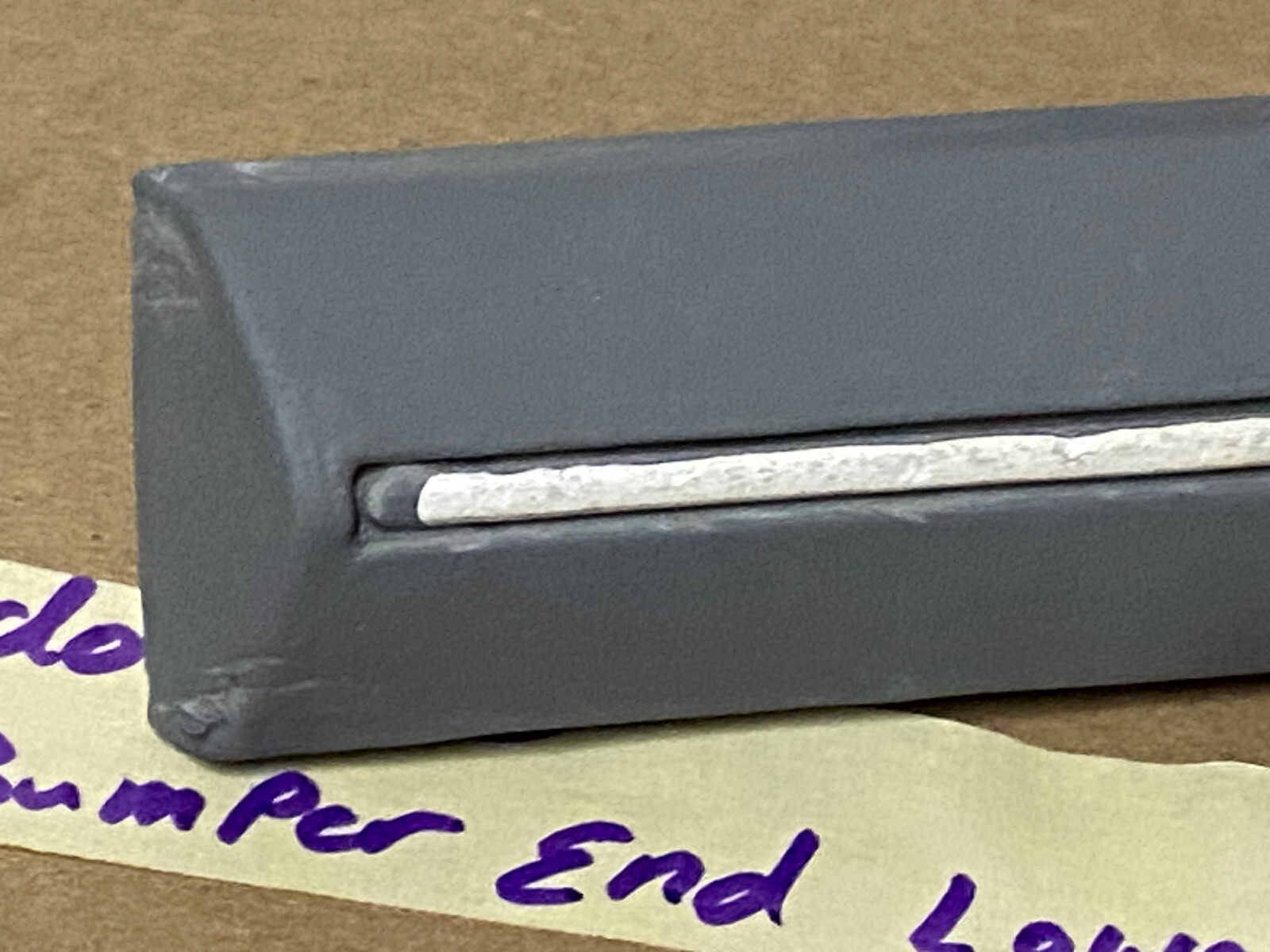 OEM 1975 1976 1977 1978 CADILLAC ELDORADO FRONT BUMPER END LOWER IMPACT STRIP CUSHION #1605345 - Image 14
