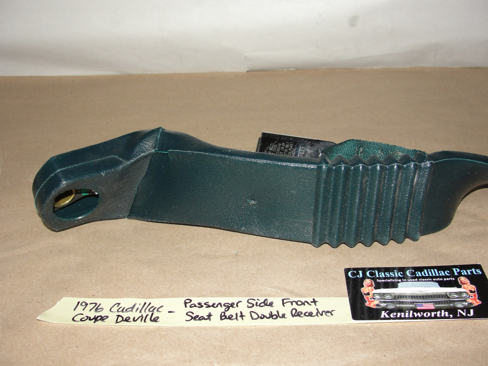 OEM 1971 1972 1973 1974 1975 1976 Cadillac Deville Calais Fleetwood 1971 1972 1973 1974 1975 1976 1977 1978 Eldorado RIGHT PASSENGER SIDE FRONT SEAT BELT DOUBLE BUCKLE RECEIVER - Image 14