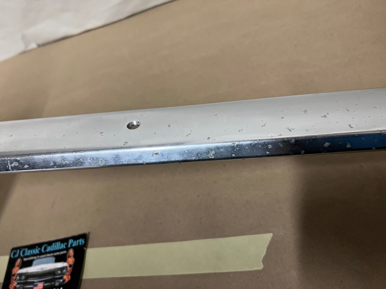 OEM 1959 1960 Cadillac Deville 4 Window 4 Door FLAT TOP INTERIOR RIGHT SIDE HEADLINER TRIM (ABOVE DOORS) #4757726 - Image 14