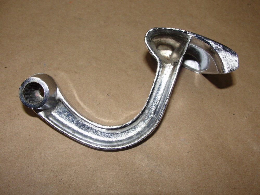 OEM 1966 Cadillac Fleetwood Calais Eldorado Deville RIGHT PASSENGER SIDE INTERIOR CHROME DOOR HANDLE #4537107 - Image 14