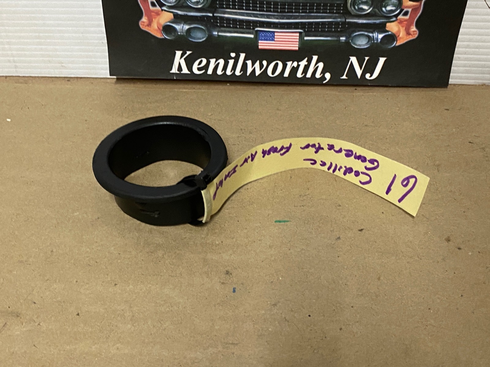 OEM 1961 1962 CADILLAC DEVILLE ELDORADO FLEETWOOD GENERATOR AIR INTAKE HOSE FLANGE (FOR CARS WITH A/C) #1476988 - Image 2