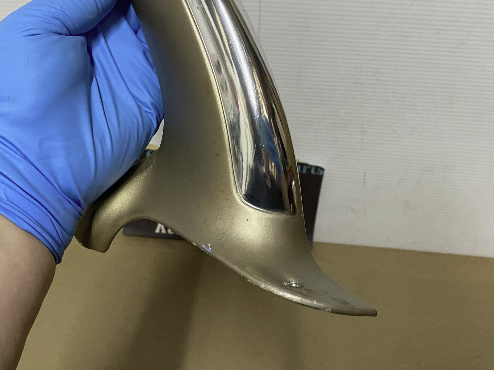 OEM 61 Cadillac Deville HardTop LEFT INTERIOR FRONT WINDSHIELD A PILLAR MOLDING TRIM #4815623 - Image 15