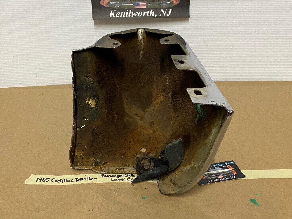 OEM 1965 Cadillac Deville Eldorado Fleetwood Calais RIGHT PASSENGER SIDE LOWER FRONT BUMPER END #1482256 - Image 15