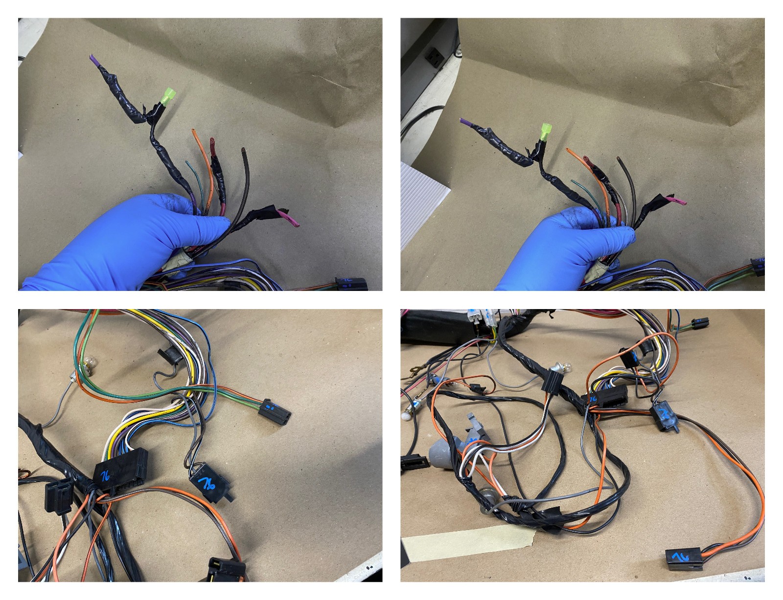 OEM 1976 Cadillac Deville Fleetwood Calais Eldorado COMPLETE UNDER DASH WIRE HARNESS With FUSE BLOCK PANEL ~43K Miles #12004292/#9629754 - Image 2