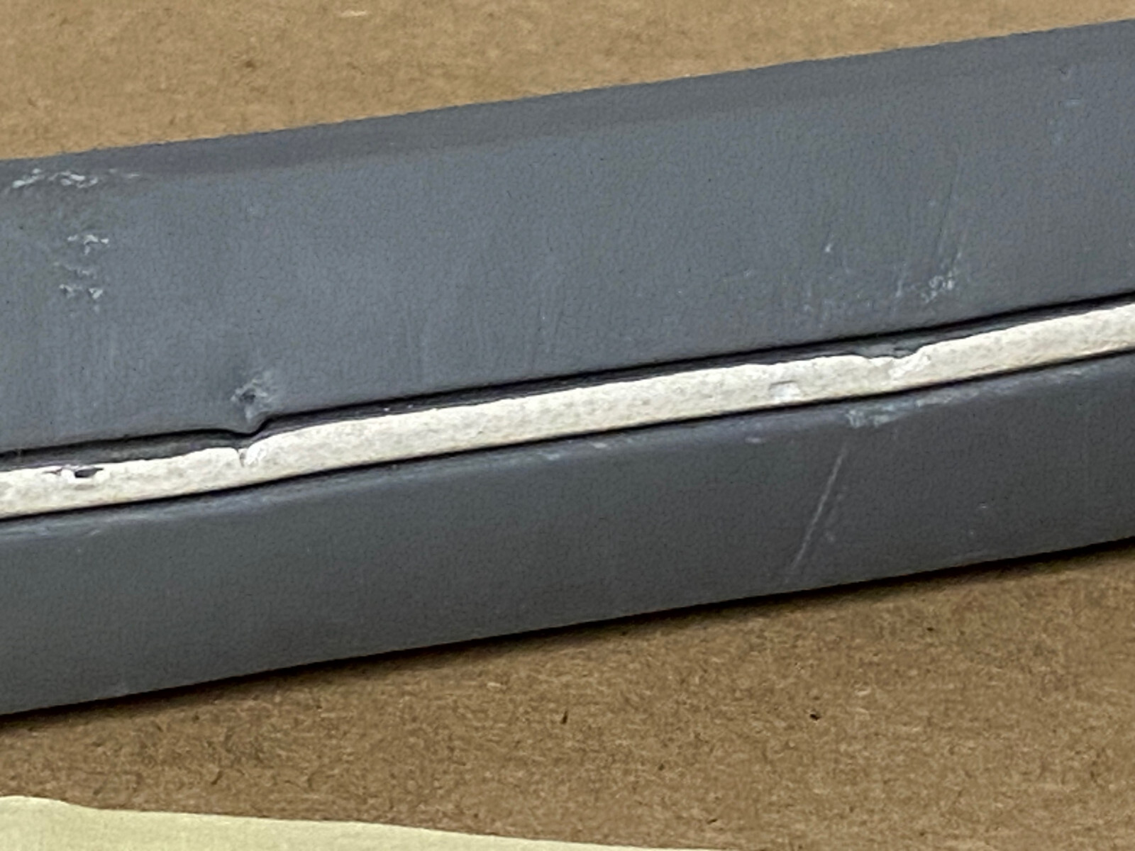 OEM 1975 1976 1977 1978 CADILLAC ELDORADO FRONT BUMPER END LOWER IMPACT STRIP CUSHION #1605345 - Image 15