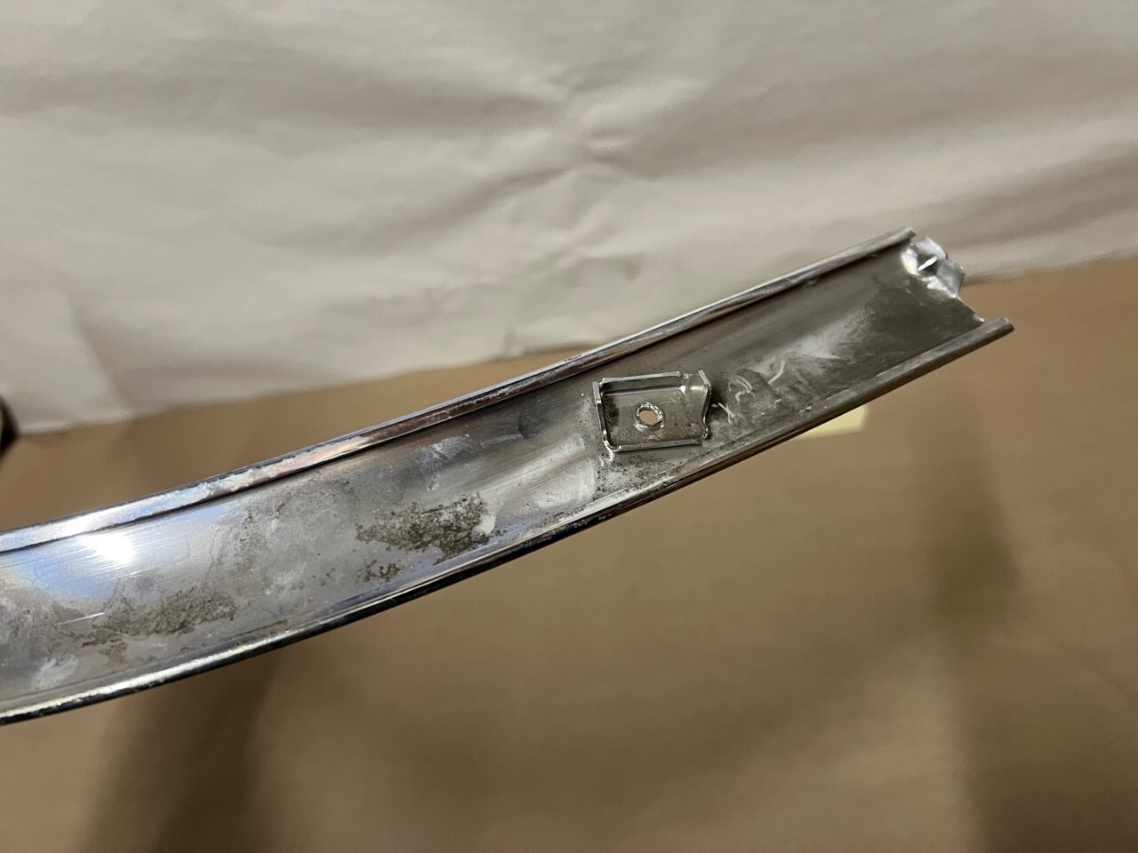 OEM 1959 1960 Cadillac Sedan Deville FLAT TOP INTERIOR RIGHT SIDE REAR UPPER HEADLINER TRIM #4785463 - Image 15