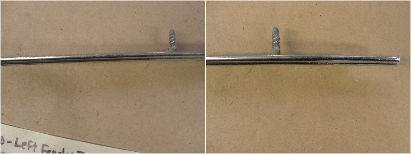 OEM 1971 Cadillac Eldorado LEFT DRIVER SIDE FRONT FENDER TRIM MOLDING SPEAR #1497474 - Image 16