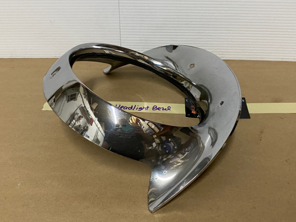 OEM 1957 Cadillac Eldorado Deville Fleetwood CHROME HEADLIGHT BEZEL TRIM #1466084/#3511047 - Image 16
