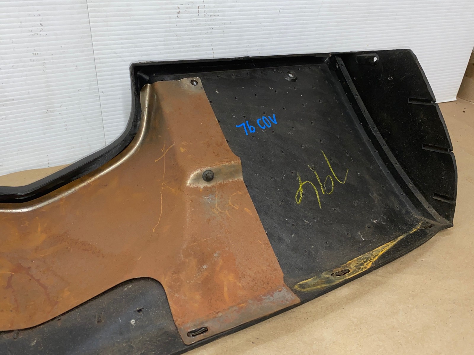OEM 1974 1975 1976 Cadillac Deville Fleetwood Calais 1974 1975 1976 1977 1978 Eldorado LEFT DASH LOWER UNDER STEERING COLUMN BEZEL TRIM BLACK #3516124 - Image 16
