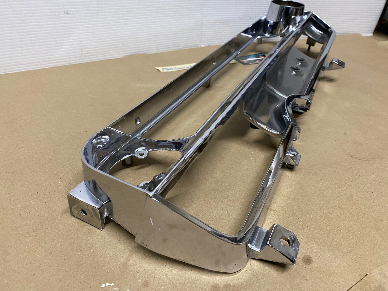 OEM 1963 1964 Cadillac Deville Eldorado Fleetwood CHROME DASH SPEEDOMETER INSTRUMENT CLUSTER BEZEL TRIM #1480814/#1479554 - Image 6