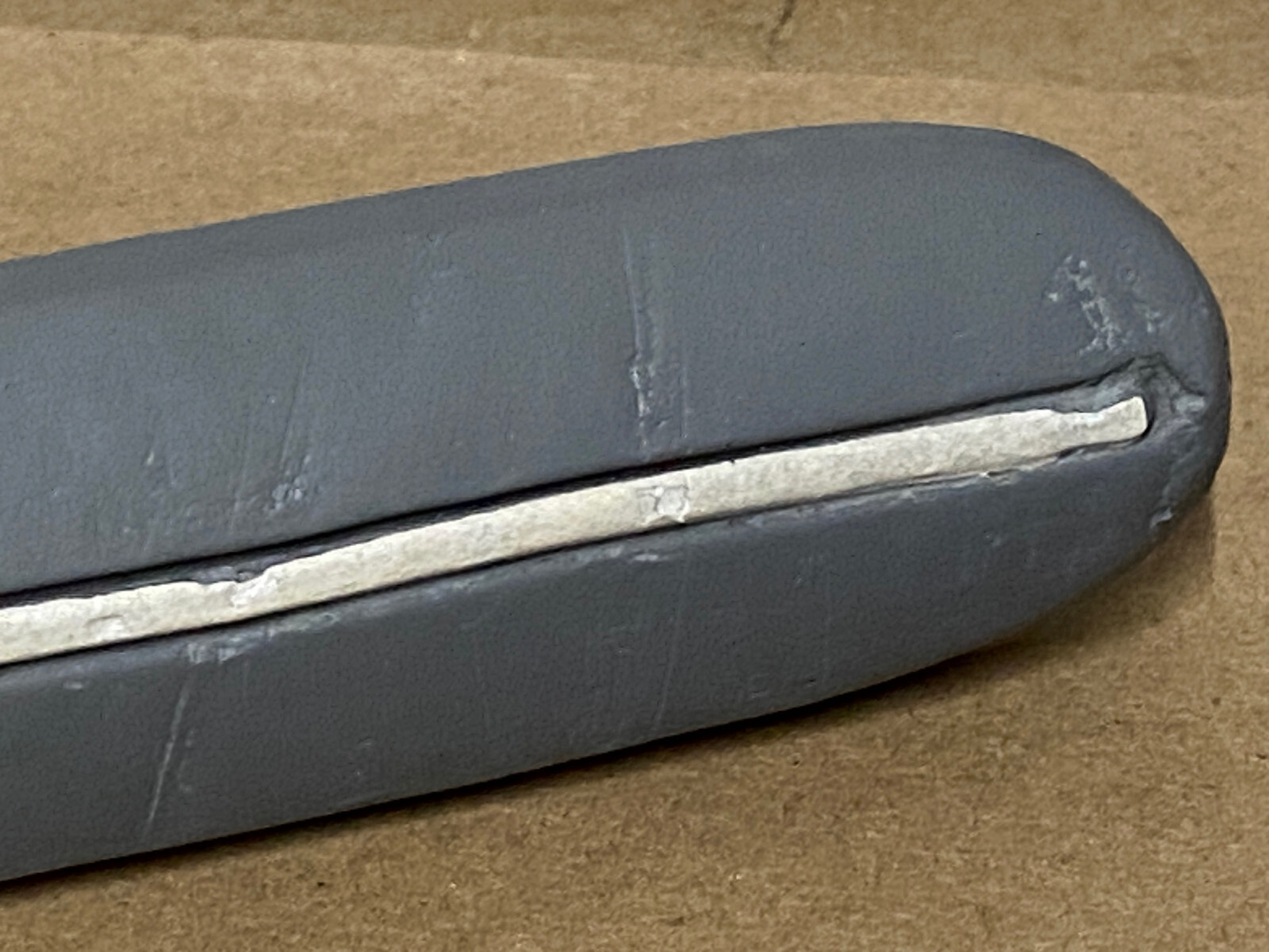 OEM 1975 1976 1977 1978 CADILLAC ELDORADO FRONT BUMPER END LOWER IMPACT STRIP CUSHION #1605345 - Image 16