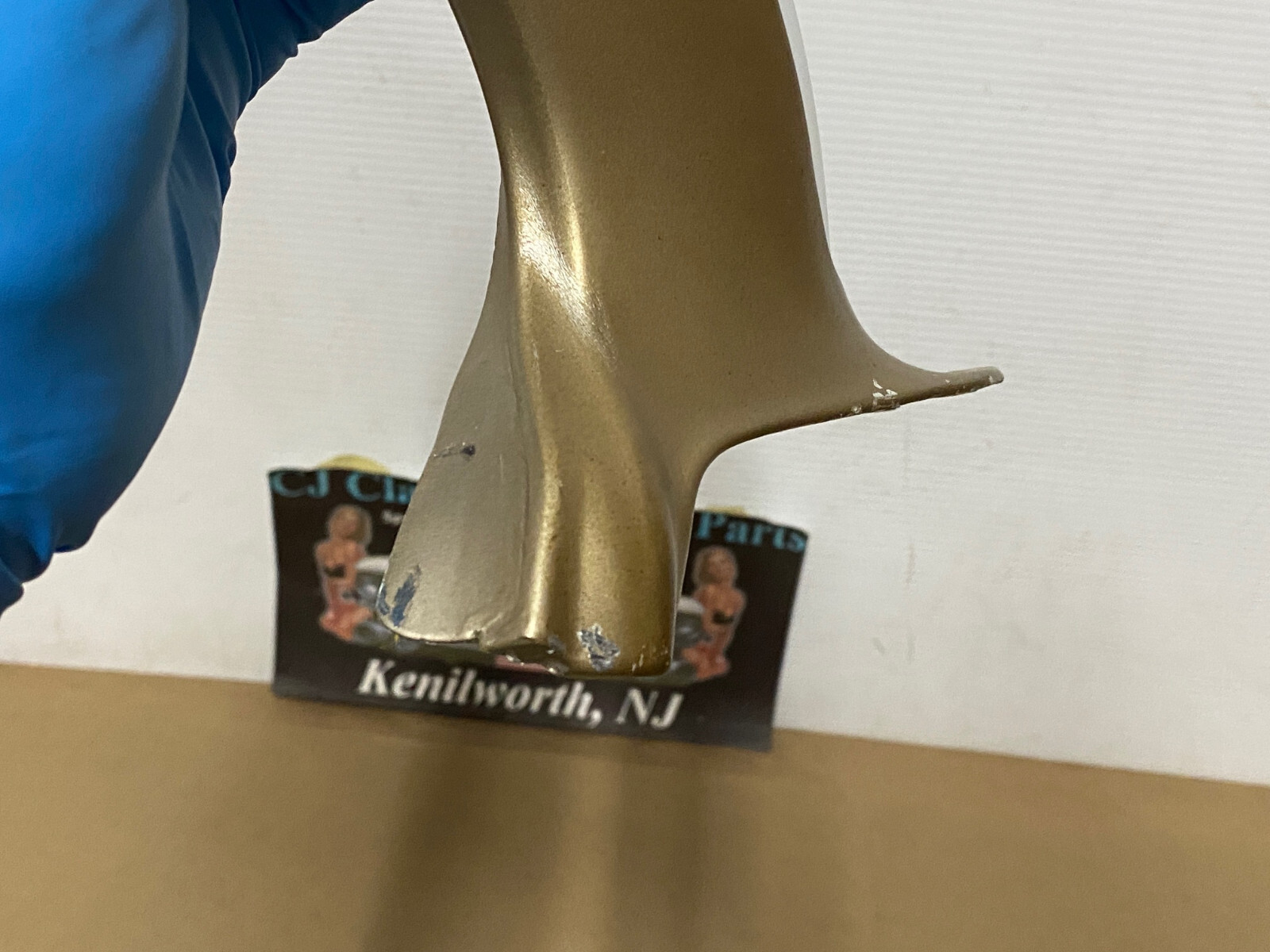 OEM 61 Cadillac Deville HardTop LEFT INTERIOR FRONT WINDSHIELD A PILLAR MOLDING TRIM #4815623 - Image 16
