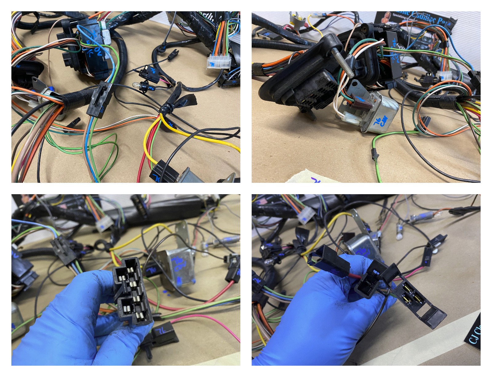 OEM 1976 Cadillac Deville Fleetwood Calais Eldorado COMPLETE UNDER DASH WIRE HARNESS With FUSE BLOCK PANEL ~43K Miles #12004292/#9629754 - Image 17