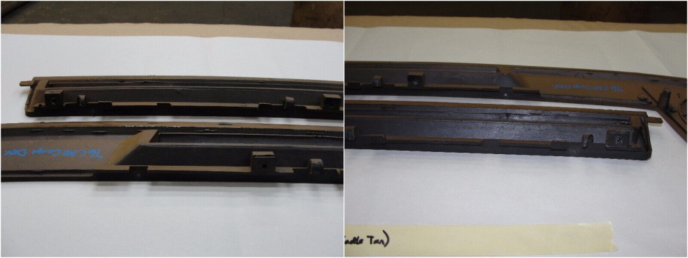 OEM 1974 1975 1976 Cadillac Deville Calais Fleetwood 1974 1975 1976 1977 1978 Eldorado DASH DEFROSTER SPEAKER GRILL VENT TRIM *SADDLE TAN* #1602401/1602402 - Image 17