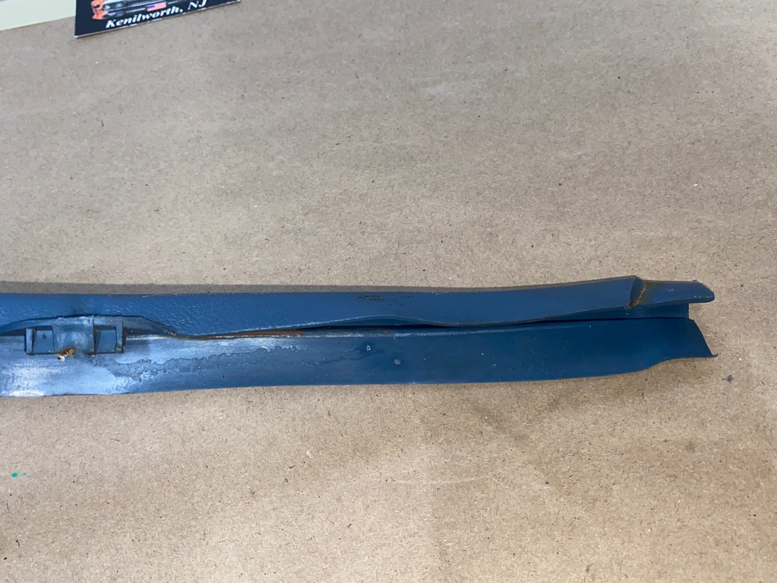 OEM 1971 1972 1973 1974 1975 1976 Cadillac Deville Eldorado Fleetwood Calais RIGHT PASSENGER SIDE LOWER KICK PANEL TRIM - BLUE - Image 23