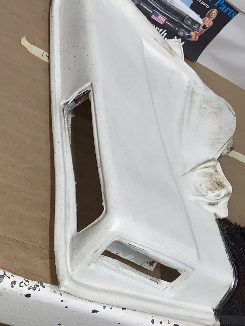 OEM 1971 1972 1973 1974 1975 1976 Cadillac Eldorado Convertible RIGHT REAR LOWER QUARTER DOOR PANEL TRIM ARM REST - Image 17