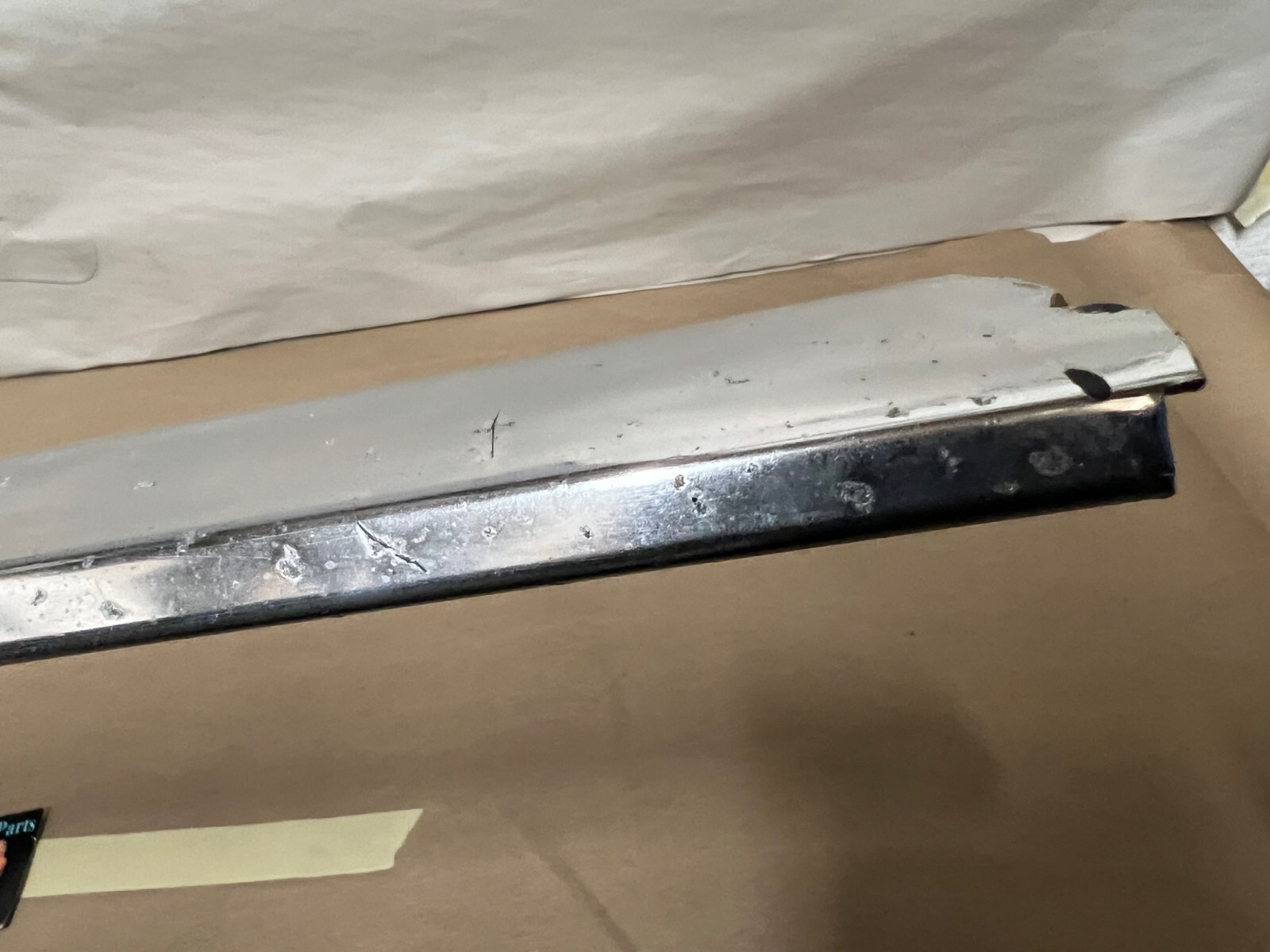 OEM 1959 1960 Cadillac Deville 4 Window 4 Door FLAT TOP INTERIOR RIGHT SIDE HEADLINER TRIM (ABOVE DOORS) #4757726 - Image 17