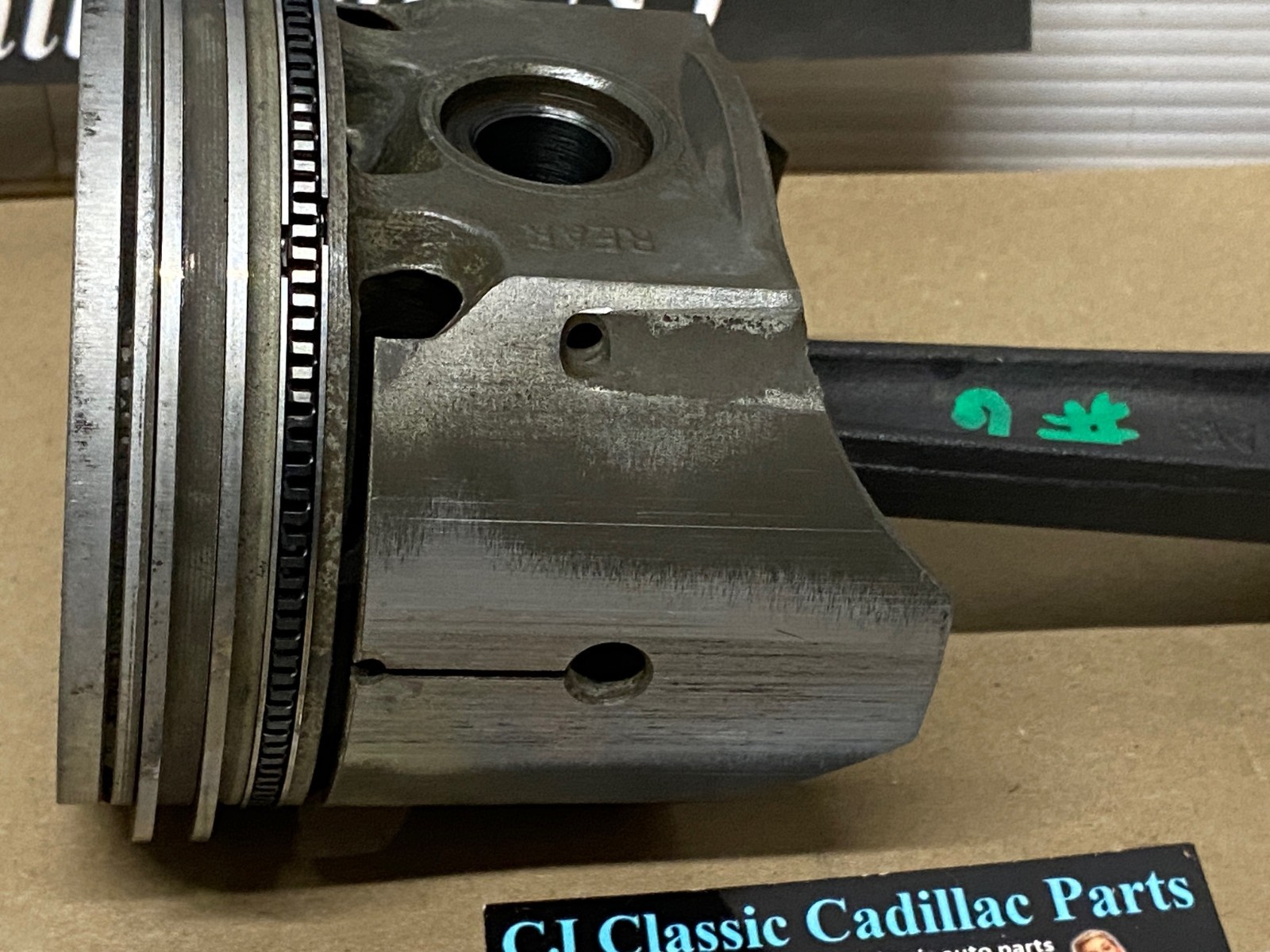 OEM 1959 1960 1961 1962 1963 Cadillac Deville Eldorado Fleetwood 390 Engine CONNECTING ROD WITH PISTON #6 #3511503 - Image 18