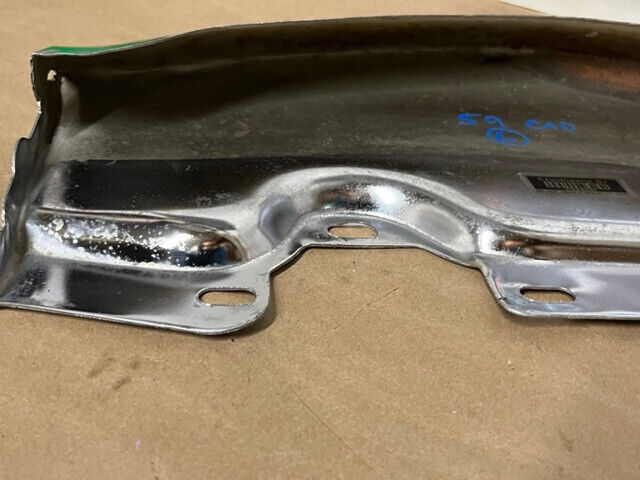 OEM 1959 Cadillac Deville Eldorado LEFT DRIVER SIDE FRONT BUMPER CENTER GRILL EXTENSION #1470318 - Image 18