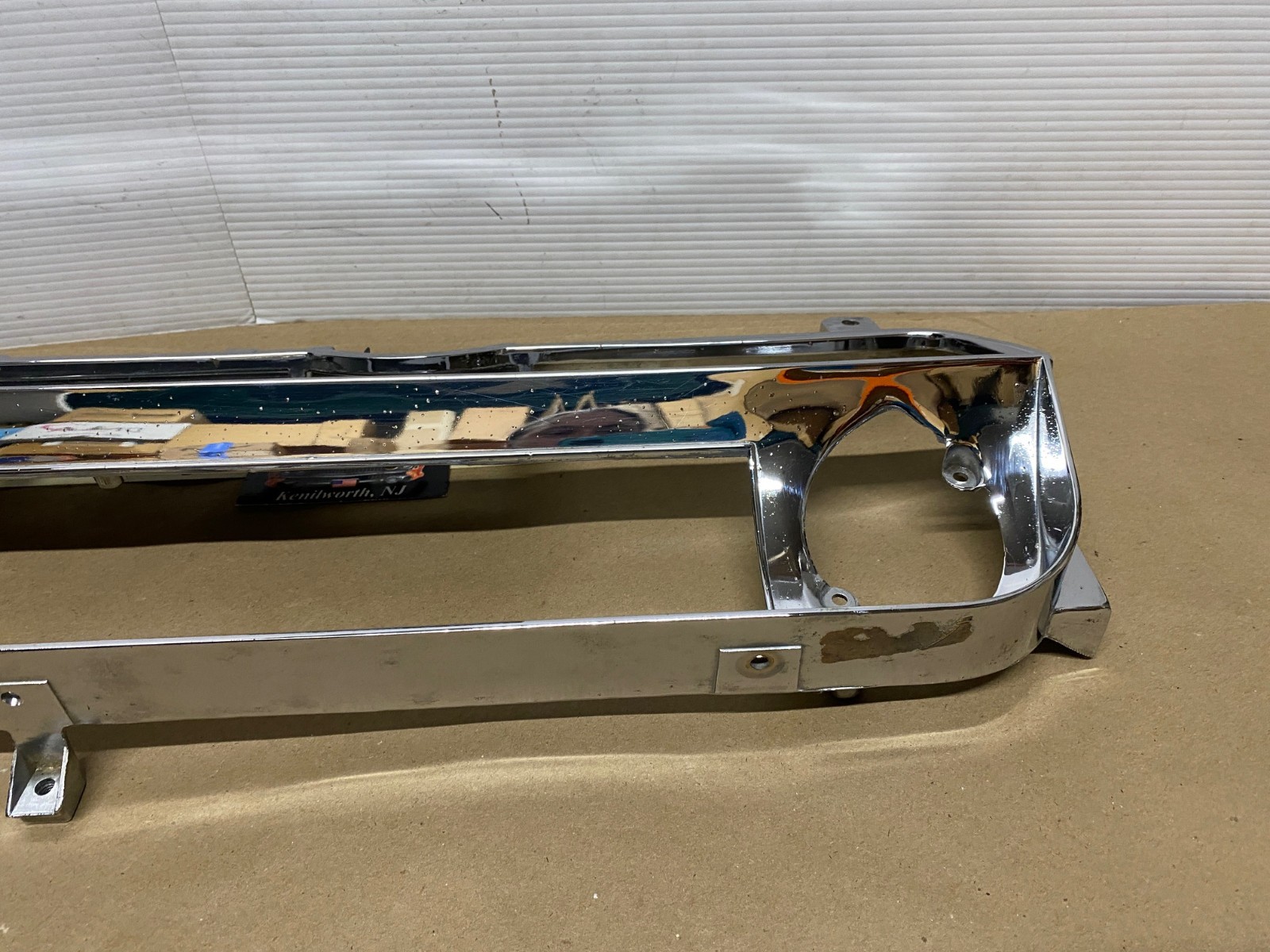 OEM 1963 1964 Cadillac Deville Eldorado Fleetwood CHROME DASH SPEEDOMETER INSTRUMENT CLUSTER BEZEL TRIM #1480814/#1479554 - Image 4