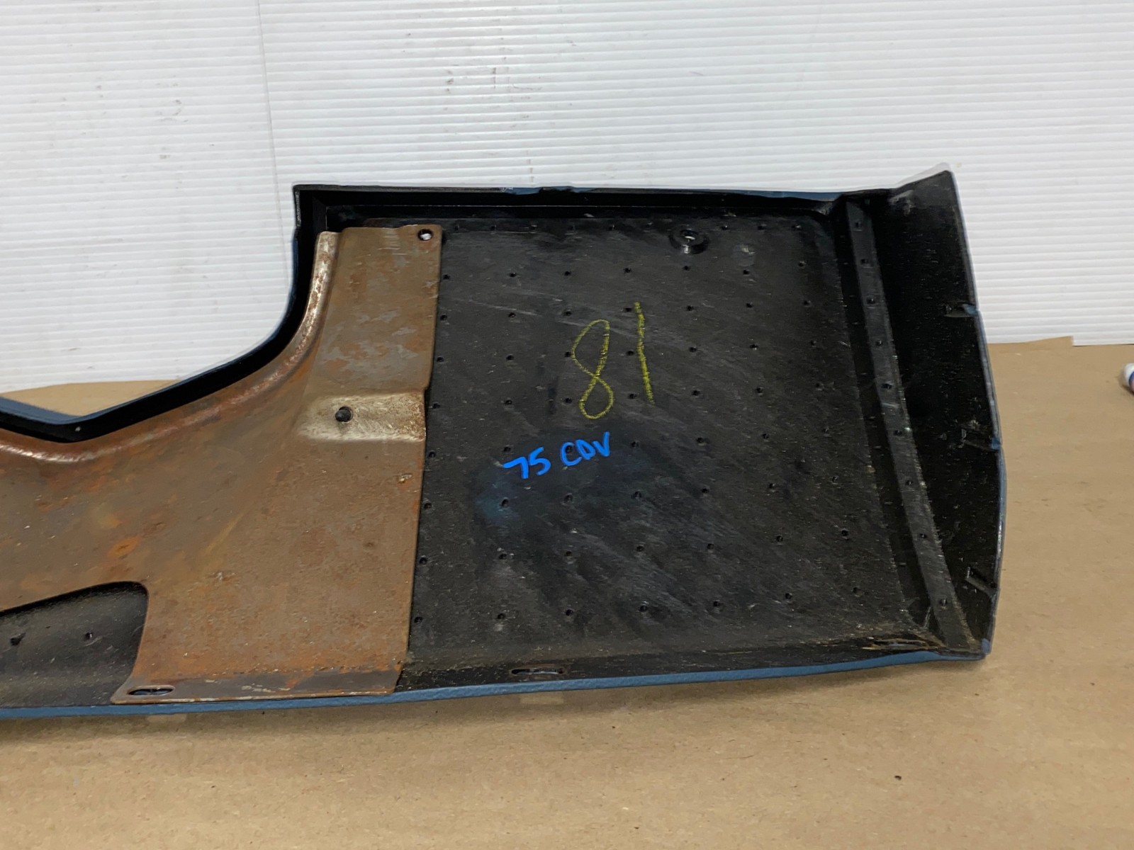 OEM 1974 1975 1976 Cadillac Deville Fleetwood Calais 1974 1975 1976 1977 1978 Eldorado LEFT DASH LOWER UNDER STEERING COLUMN BEZEL TRIM BLUE #3516124 - Image 18